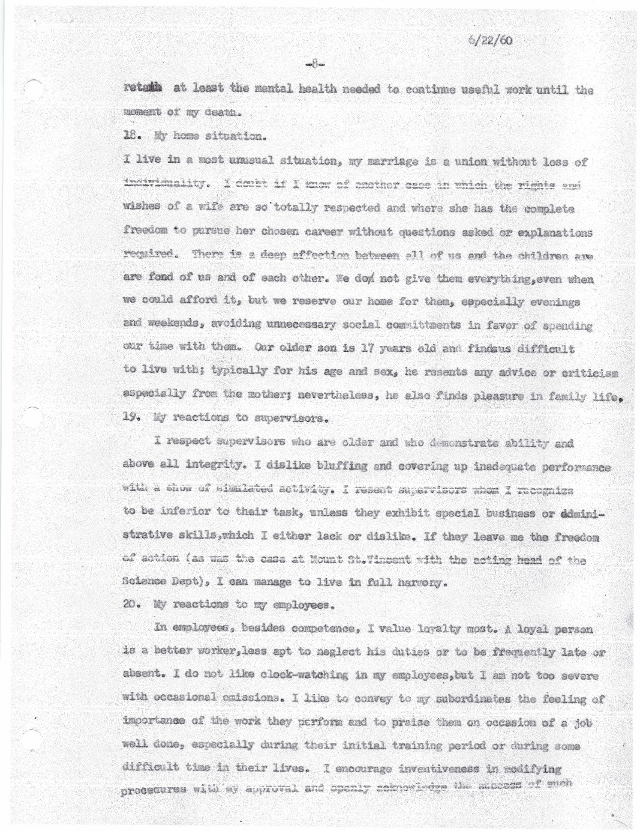 Sophie Jeannopoulos — Biographical Data (Joint Medical Authority, 1960) — page 8 of 11