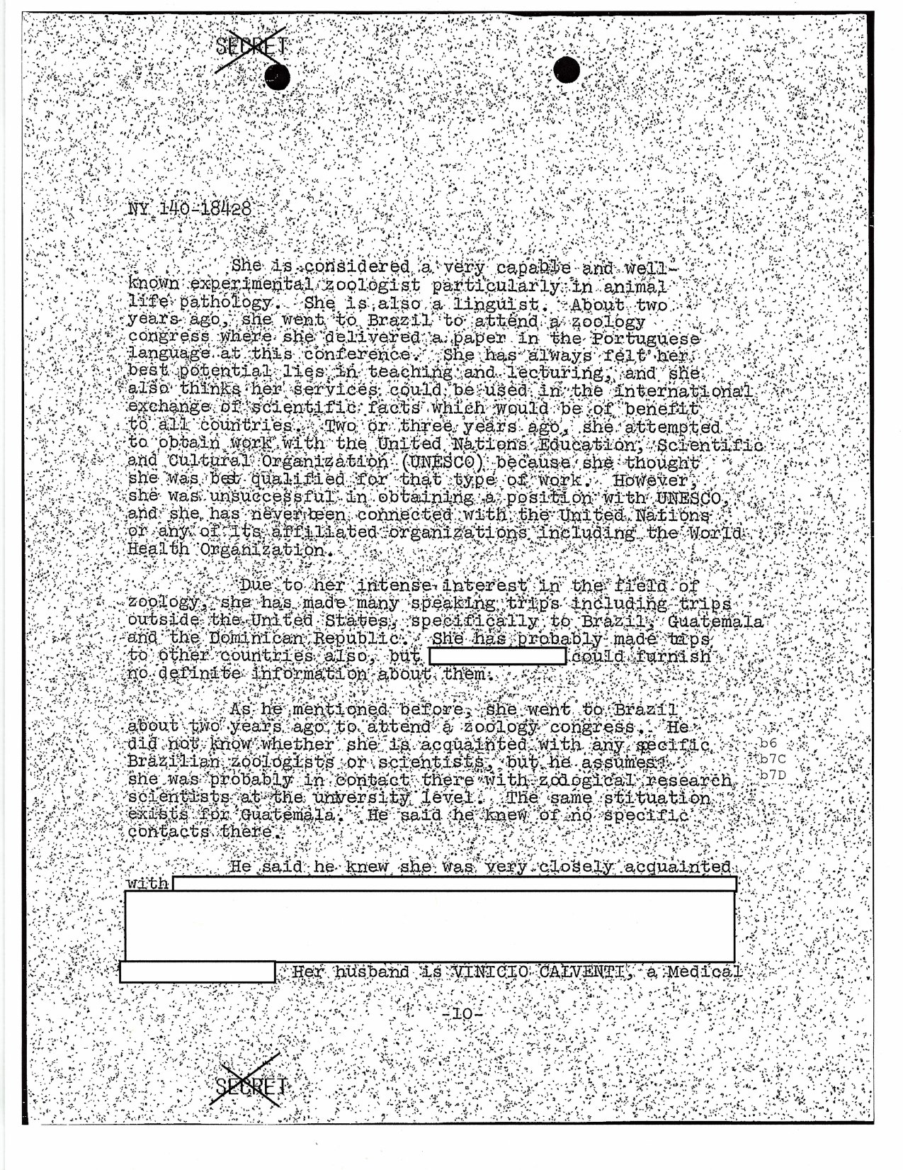 Sophie Jeannopoulos — FBI FOIA File NY140-18428 — page 2 of 19