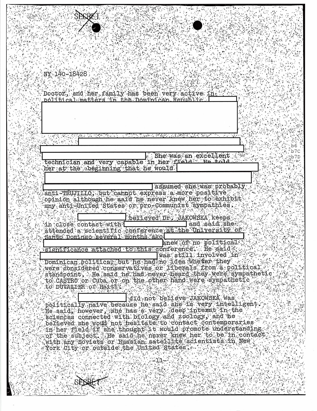 Sophie Jeannopoulos — FBI FOIA File NY140-18428 — page 3 of 19