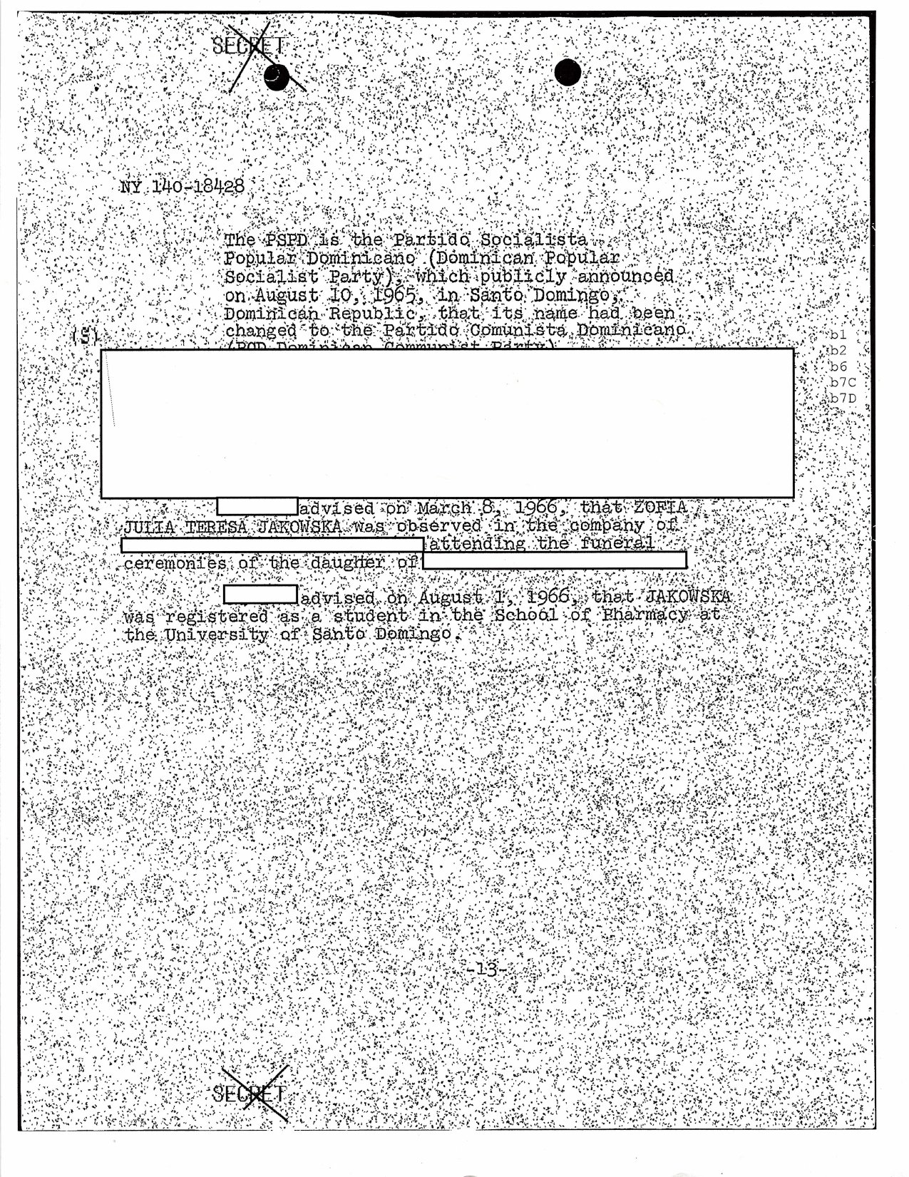 Sophie Jeannopoulos — FBI FOIA File NY140-18428 — page 5 of 19
