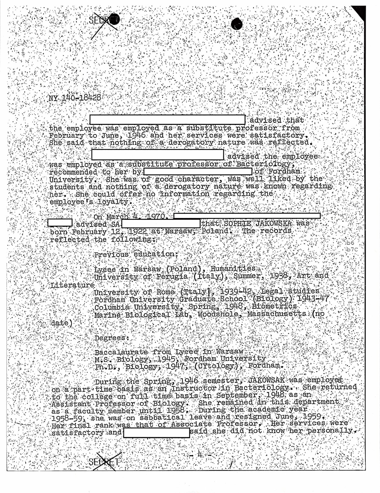 Sophie Jeannopoulos — FBI FOIA File NY140-18428 — page 8 of 19